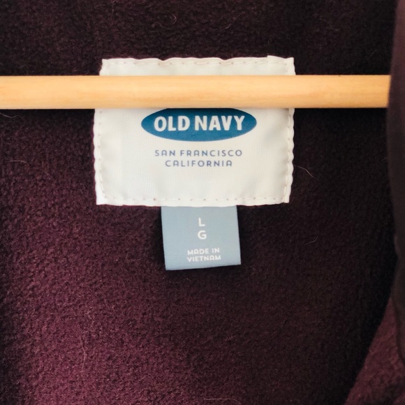 Old Navy Maroon Puffer Vest - Womens L - Picture 4 of 5